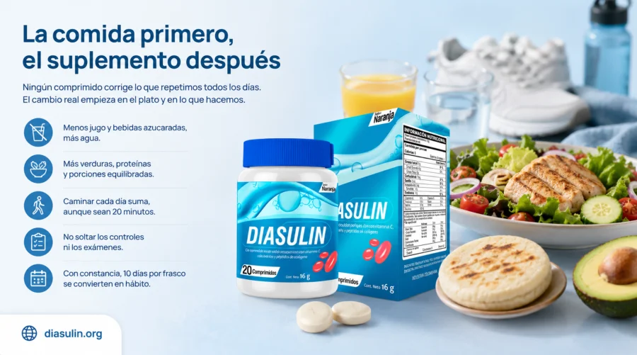 Diasulin como apoyo de una alimentación cuidada